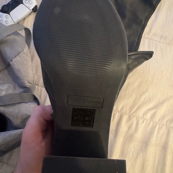 Call It Spring Black Heeled Boots - Picture 3 of 4